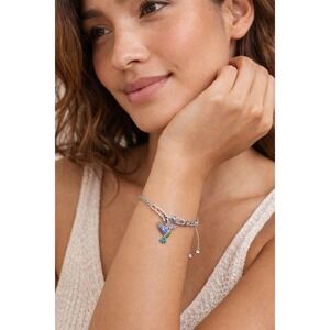 Crystal Collective ‎ Hummingbird Charm Bracelet - 10"